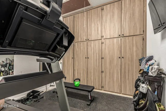 a view of storage and utility room