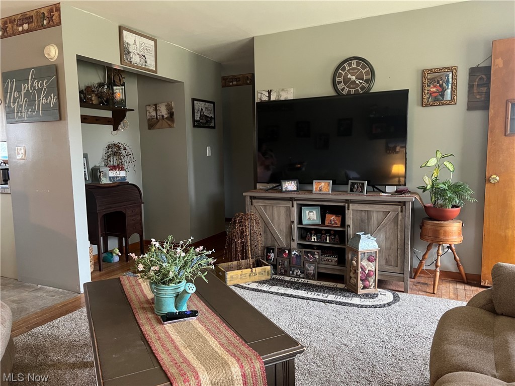 59240 South Acres Road Byesville, OH 43723 - Photo 9 of 17 Living room featuring light hardwood / wood-style floors