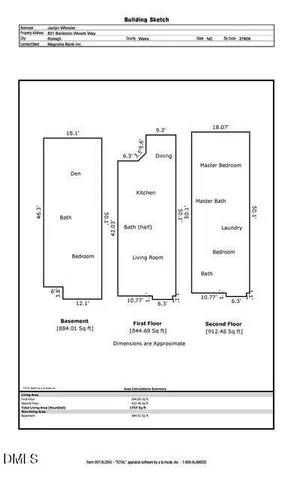 $3,000 | 831 Bankston Woods Way, Raleigh, NC 27609