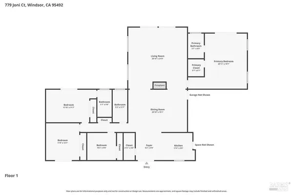 $1,175,000 | 779-ct Joni Court, Windsor, CA 95492