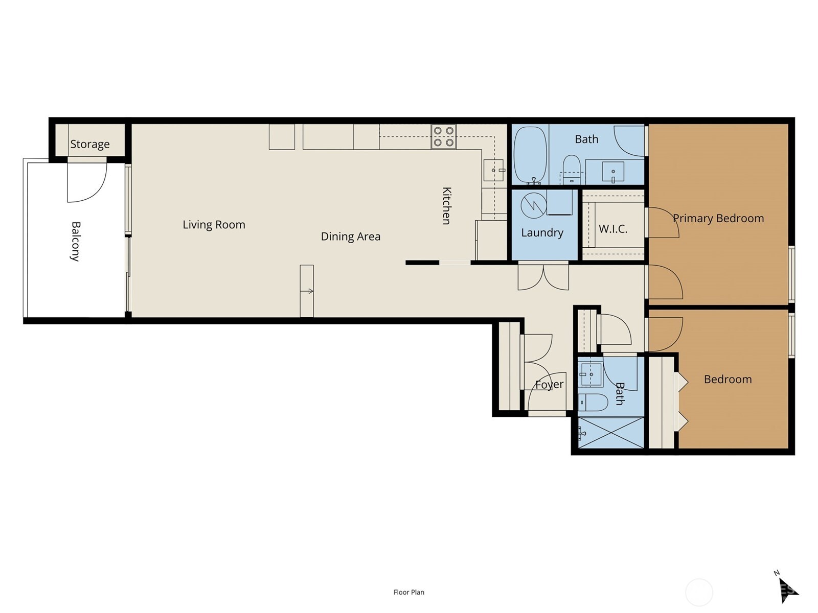 600 South State Street, Unit 212 Bellingham, WA 98225 - Photo 29 of 37 a picture of a room with a white wall and a white wall