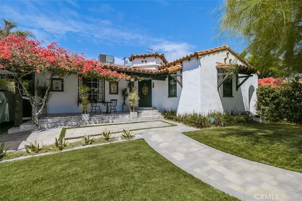 a view of a house with patio