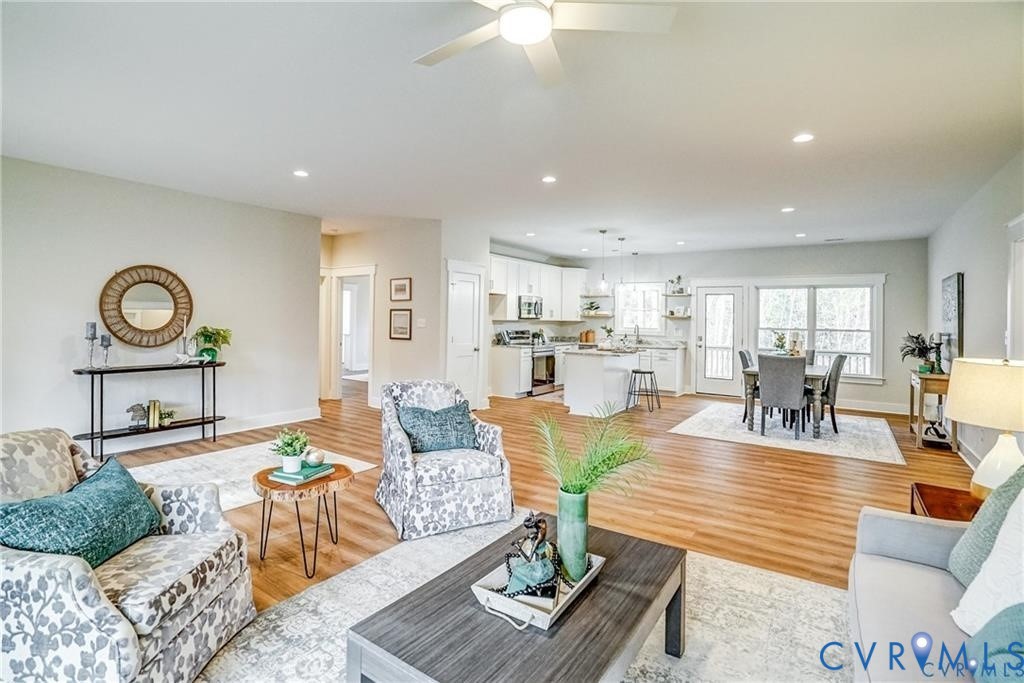 Lot 1 Three Chopt Road Louisa, VA 23093 - Photo 19 of 37 Open-concept interior featuring wood-finish floori