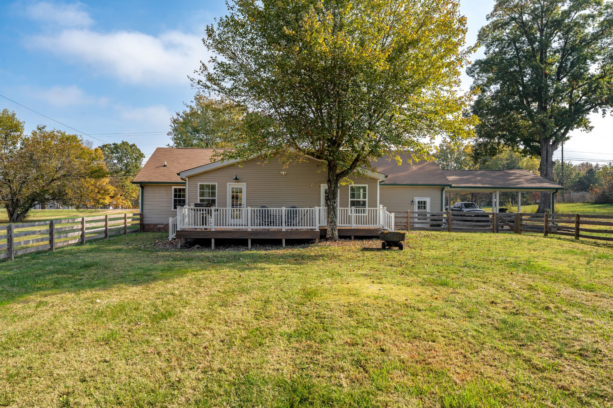 3053 Academy Road Portland, TN 37148 - Photo 17 of 45 a front view of house with yard and swimming pool
