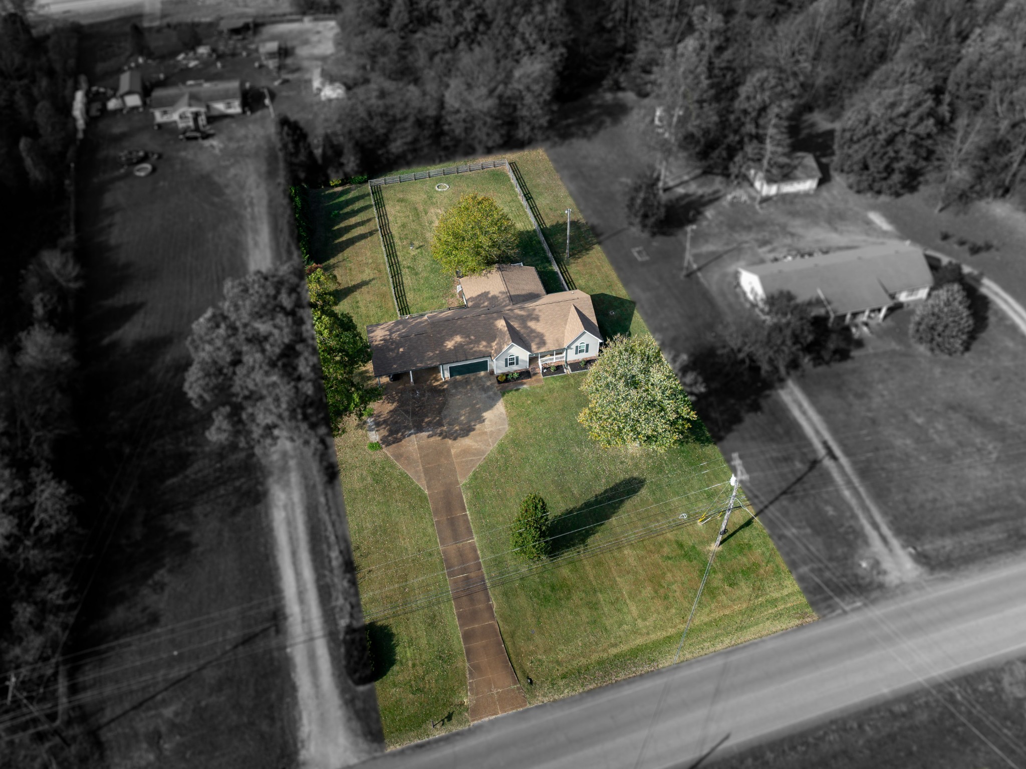 3053 Academy Road Portland, TN 37148 - Photo 2 of 45 an aerial view of residential houses with outdoor space