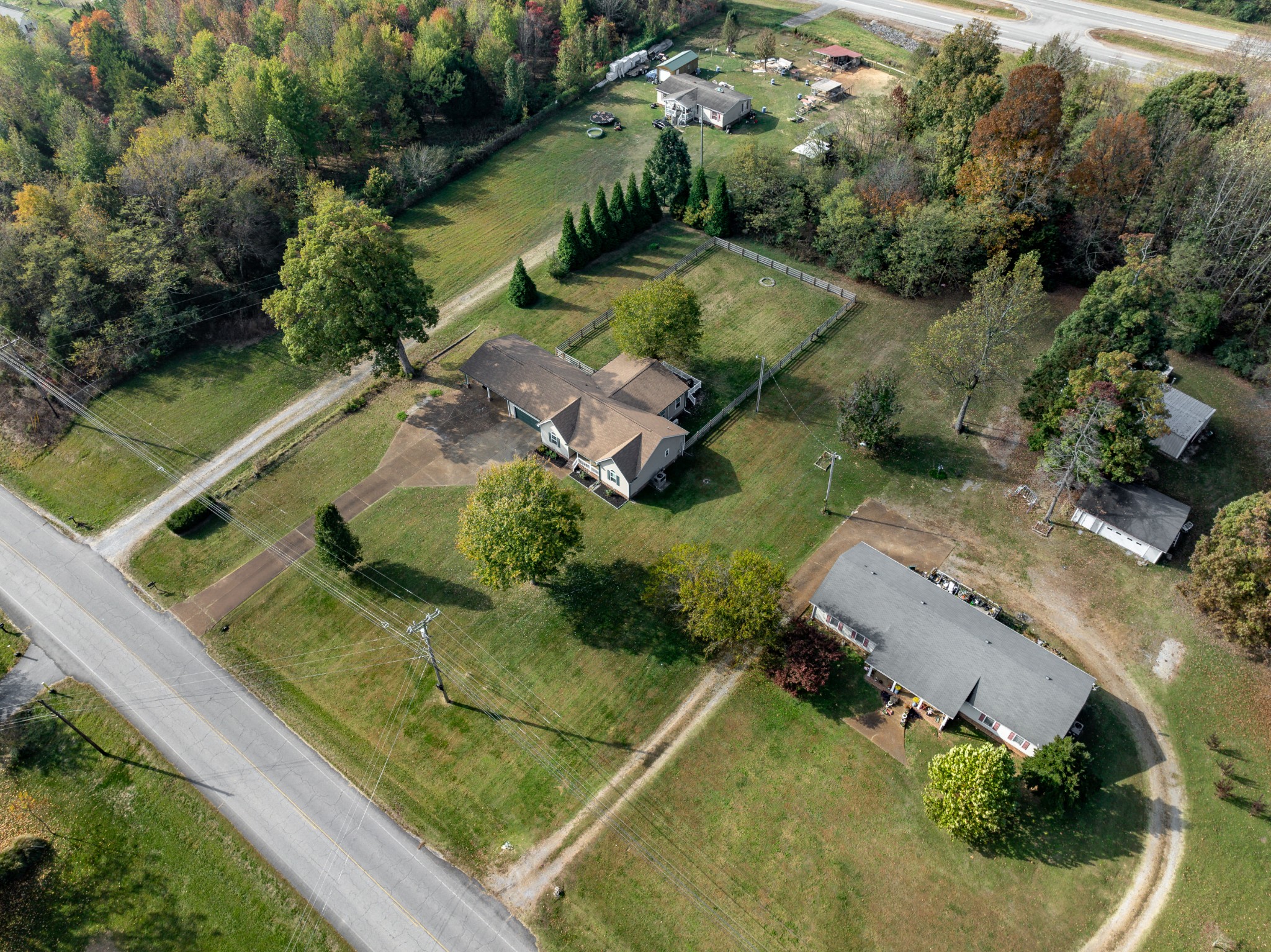 3053 Academy Road Portland, TN 37148 - Photo 4 of 45 an aerial view of a house with a yard