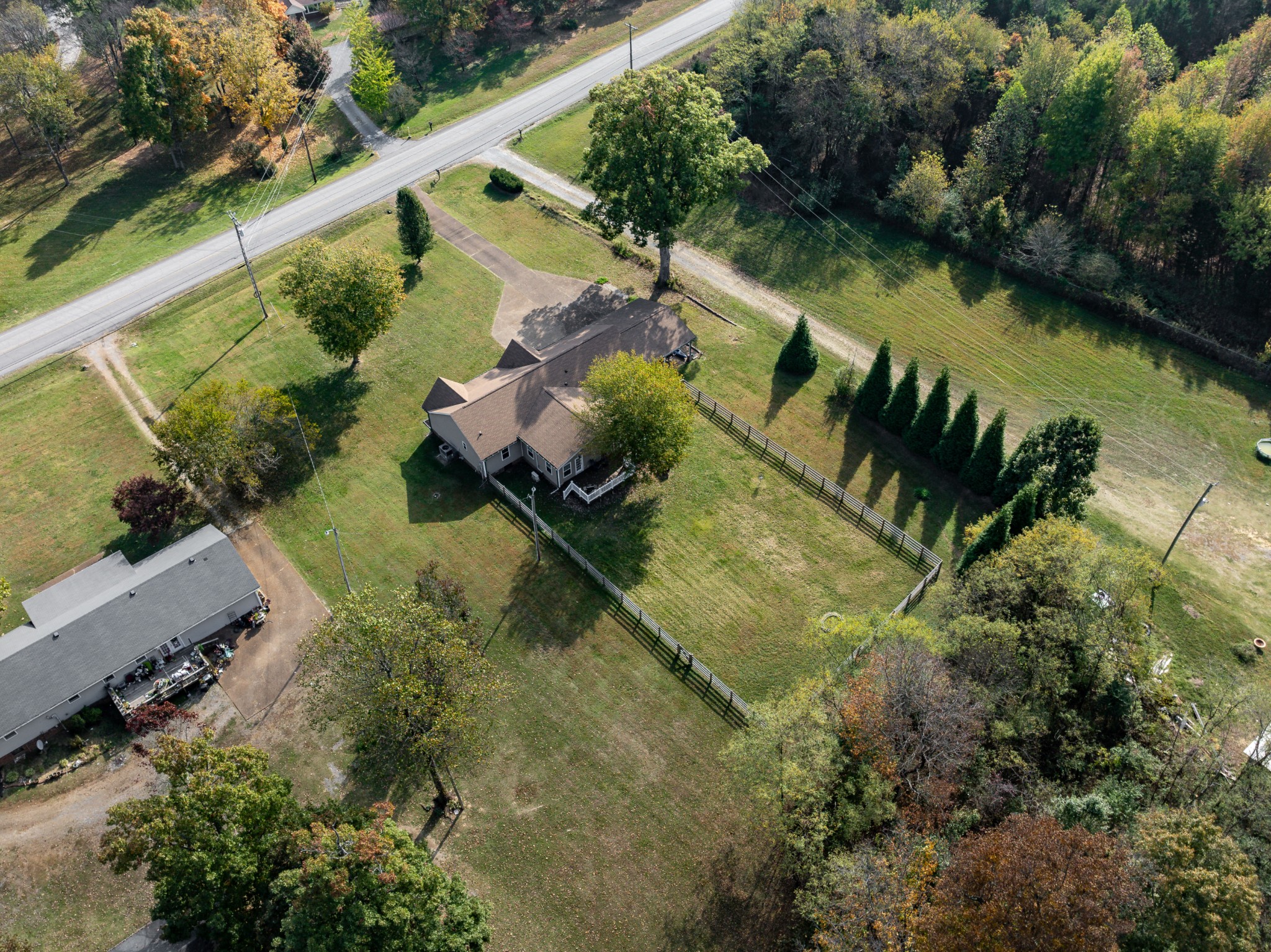 3053 Academy Road Portland, TN 37148 - Photo 5 of 45 an aerial view of water body with boats and trees all around