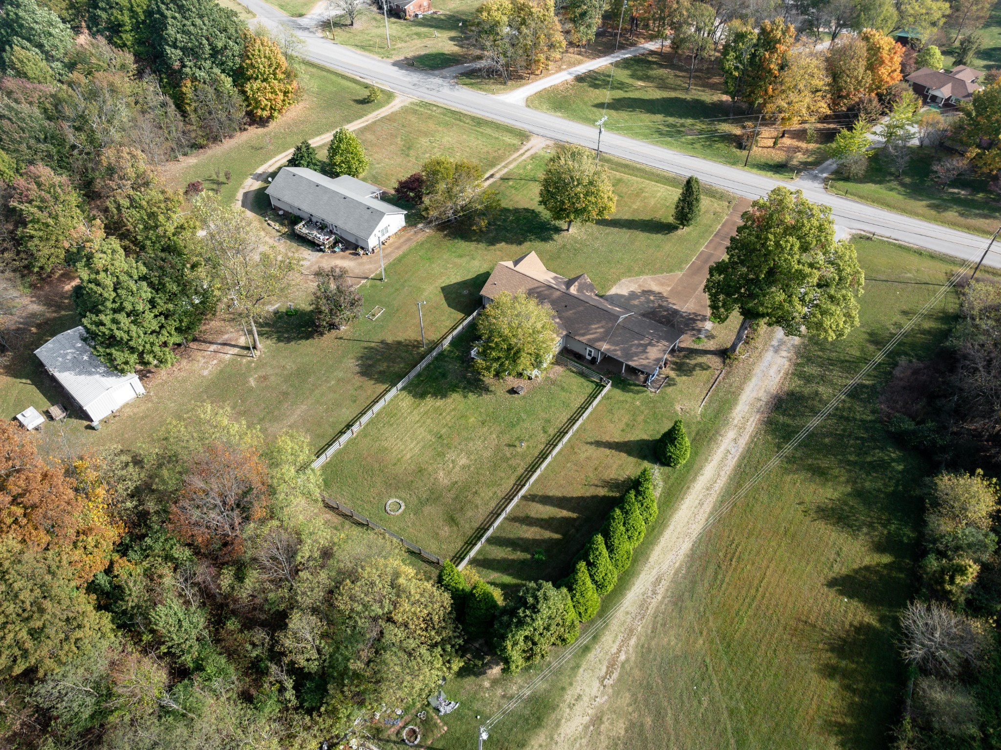 3053 Academy Road Portland, TN 37148 - Photo 6 of 45 an aerial view of residential houses with outdoor space