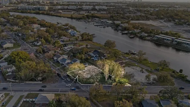 a bird view of a house