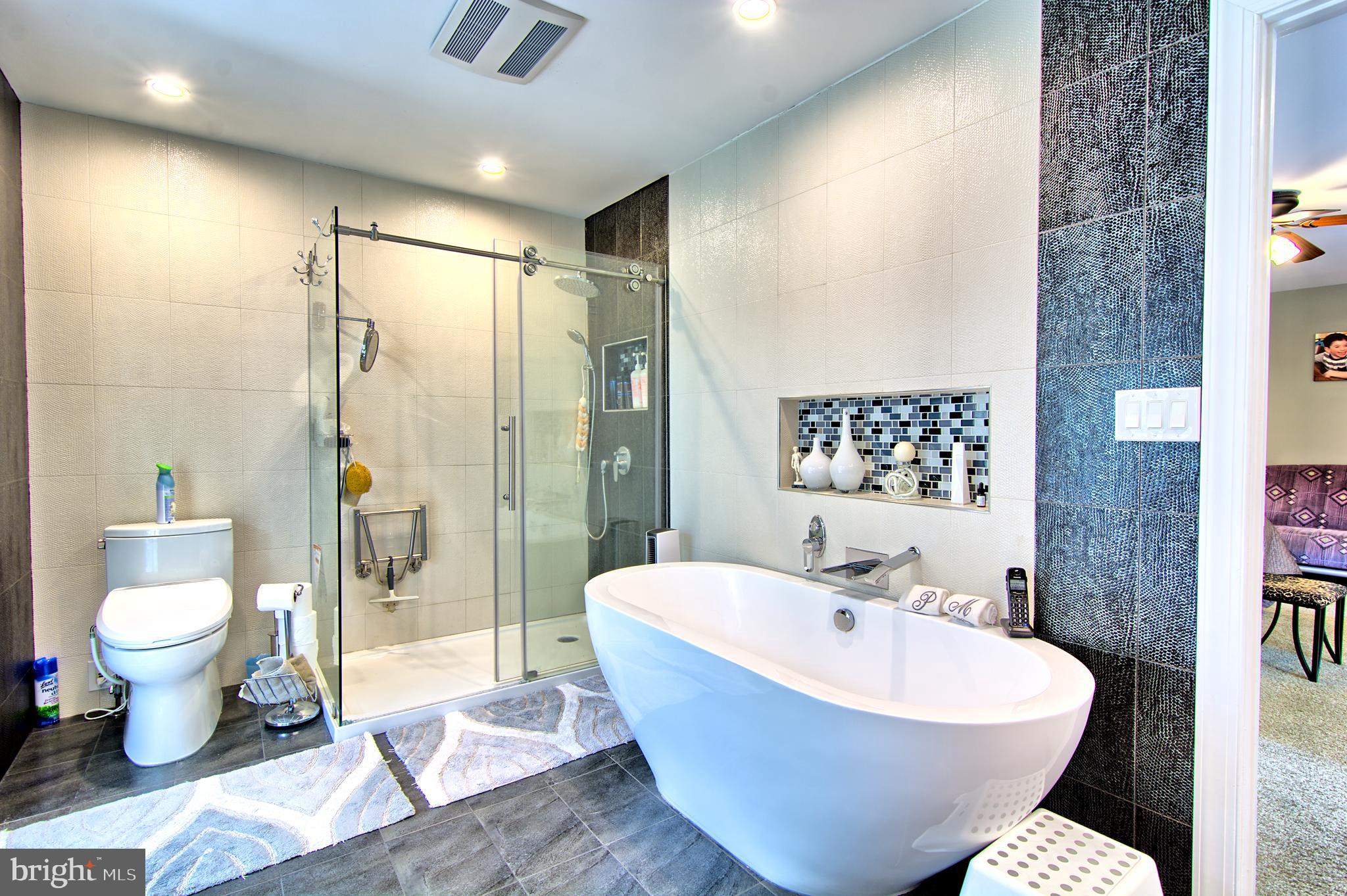 3019 Caves Road Owings Mills, MD 21117 - Photo 23 of 46 Designer Master Bath w/ Separate Tub and Shower