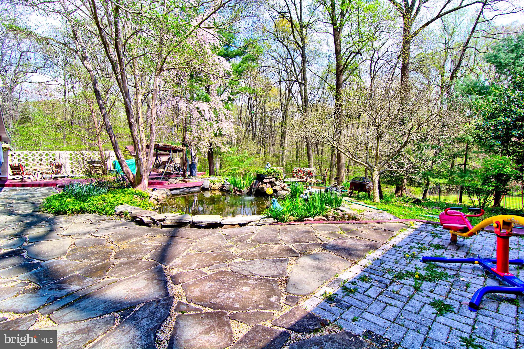 3019 Caves Road Owings Mills, MD 21117 - Photo 39 of 46 Backyard Oasis w/ Pond