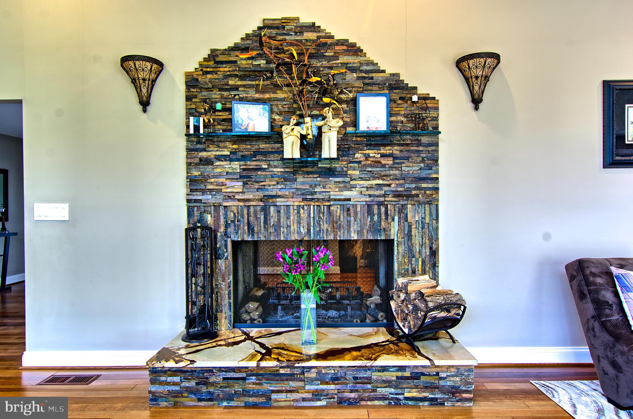 3019 Caves Road Owings Mills, MD 21117 - Photo 8 of 46 Custom 2 Sided Fireplace