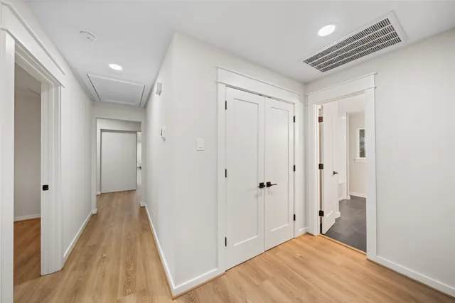 a view of a backyard with a garden