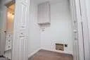 a view of a room with an empty space