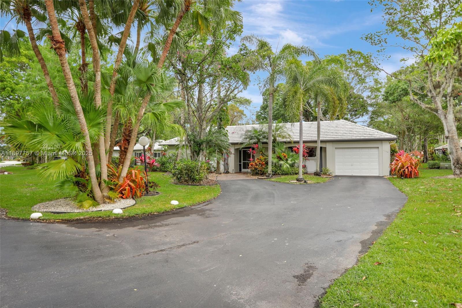 1128 West Cypress Drive, Unit V15 Pompano Beach, FL 33069 - Photo 39 of 41 a palm tree sitting in front of a house with a yard