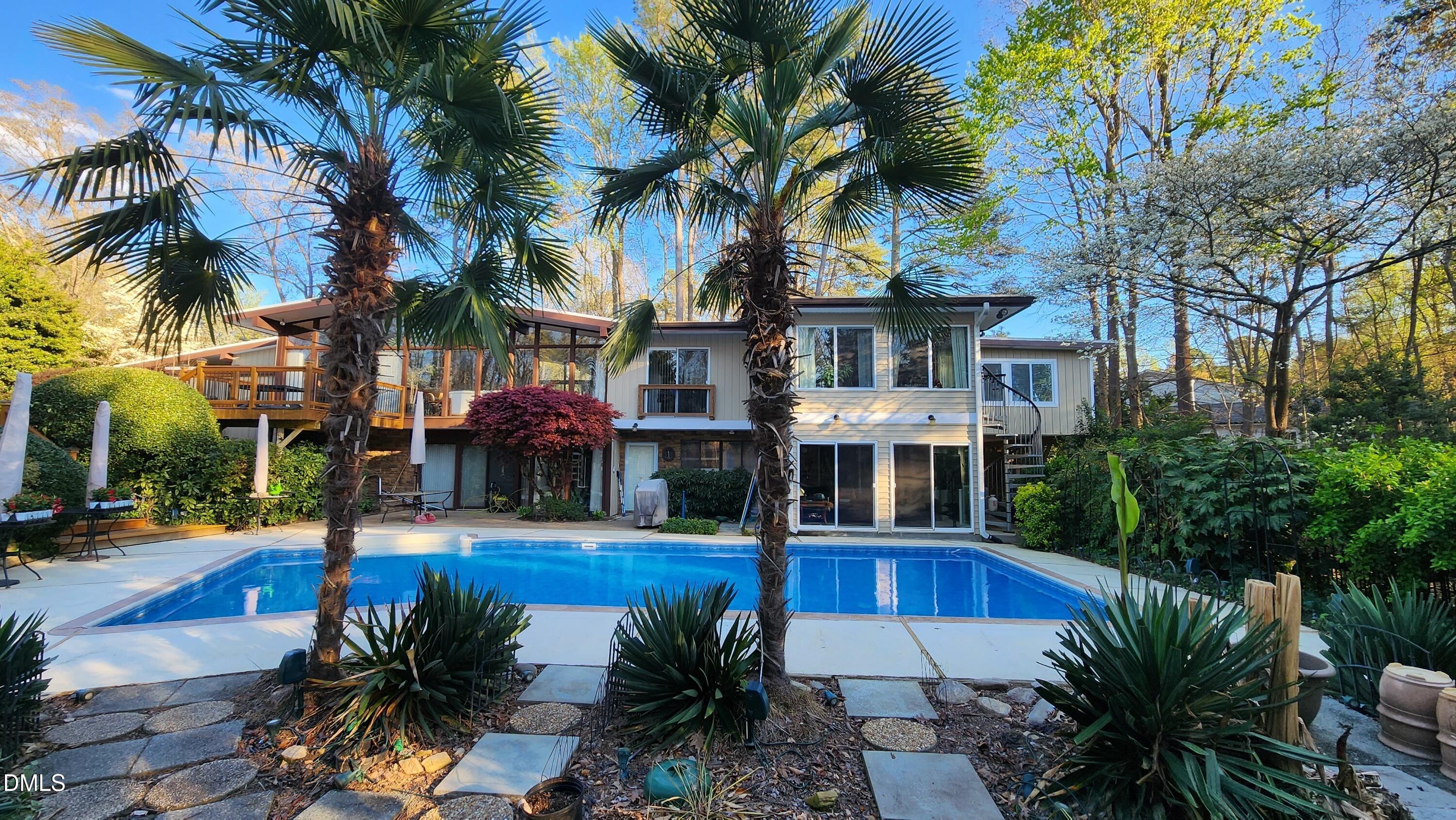 5219 Coronado Drive Raleigh, NC 27609 - Photo 17 of 100 Early Spring time pool 20230329_180355_r