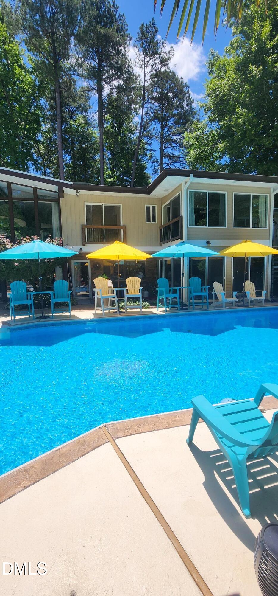 5219 Coronado Drive Raleigh, NC 27609 - Photo 23 of 100 Sunny pool 20250618_123203