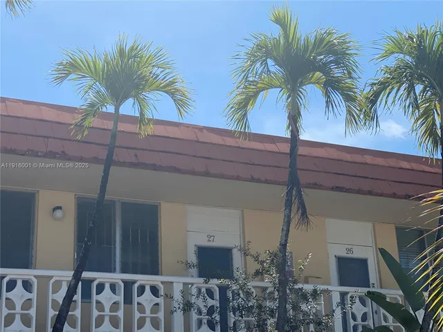 a potted plants in front of house