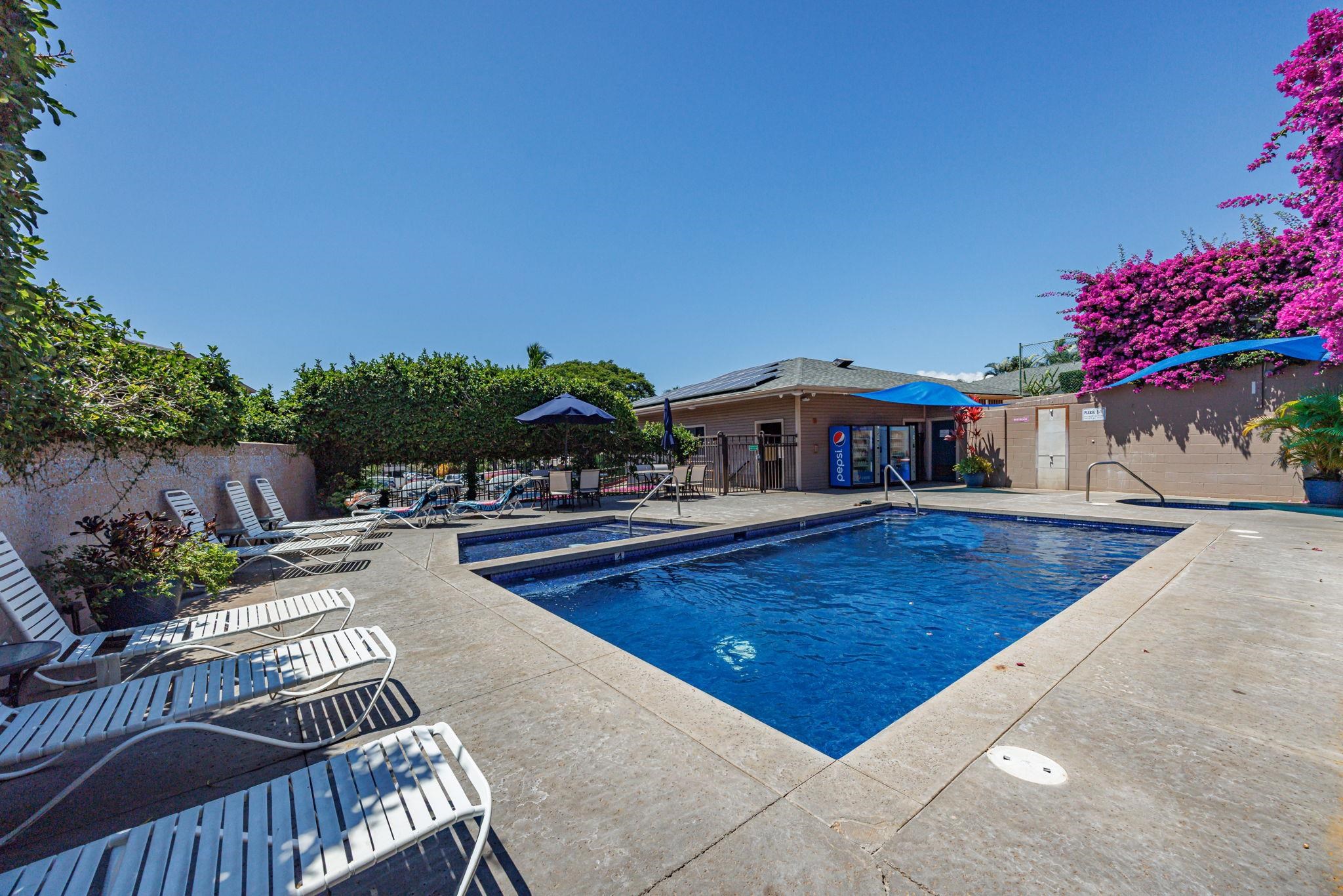2747 South Kihei Road, Unit C205 Kihei, HI 96753 - Photo 10 of 49 a balcony with furniture and a potted plant