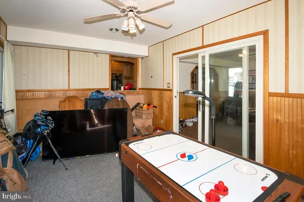 a room with storage and utility