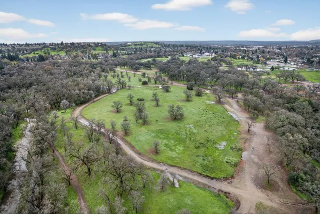 a front view of house with yard and trees