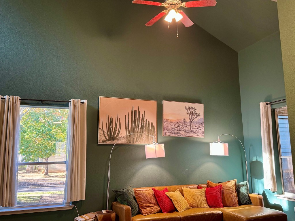 2308 Sweet Clover Drive Austin, TX 78745 - Photo 6 of 30 a living room with furniture and a large window