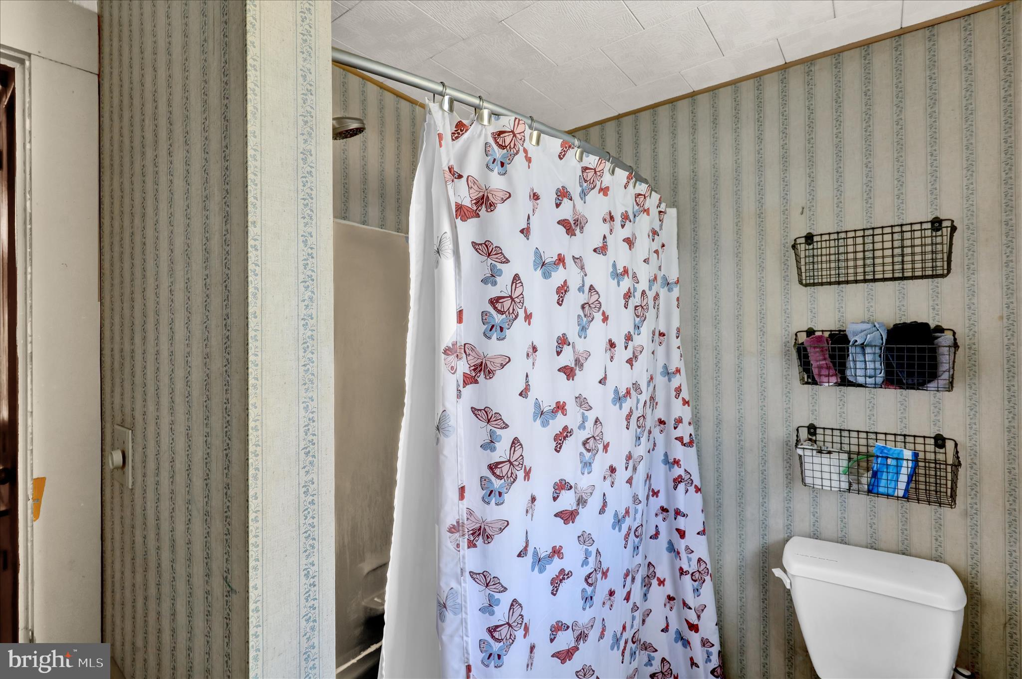 43 East Walnut Street Ephrata, PA 17522 - Photo 19 of 32 a bathroom with a toilet and a shower curtain