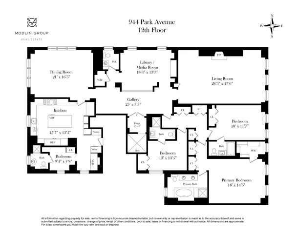$10,900,000 | 944 Park Avenue, Unit 12 | Upper East Side