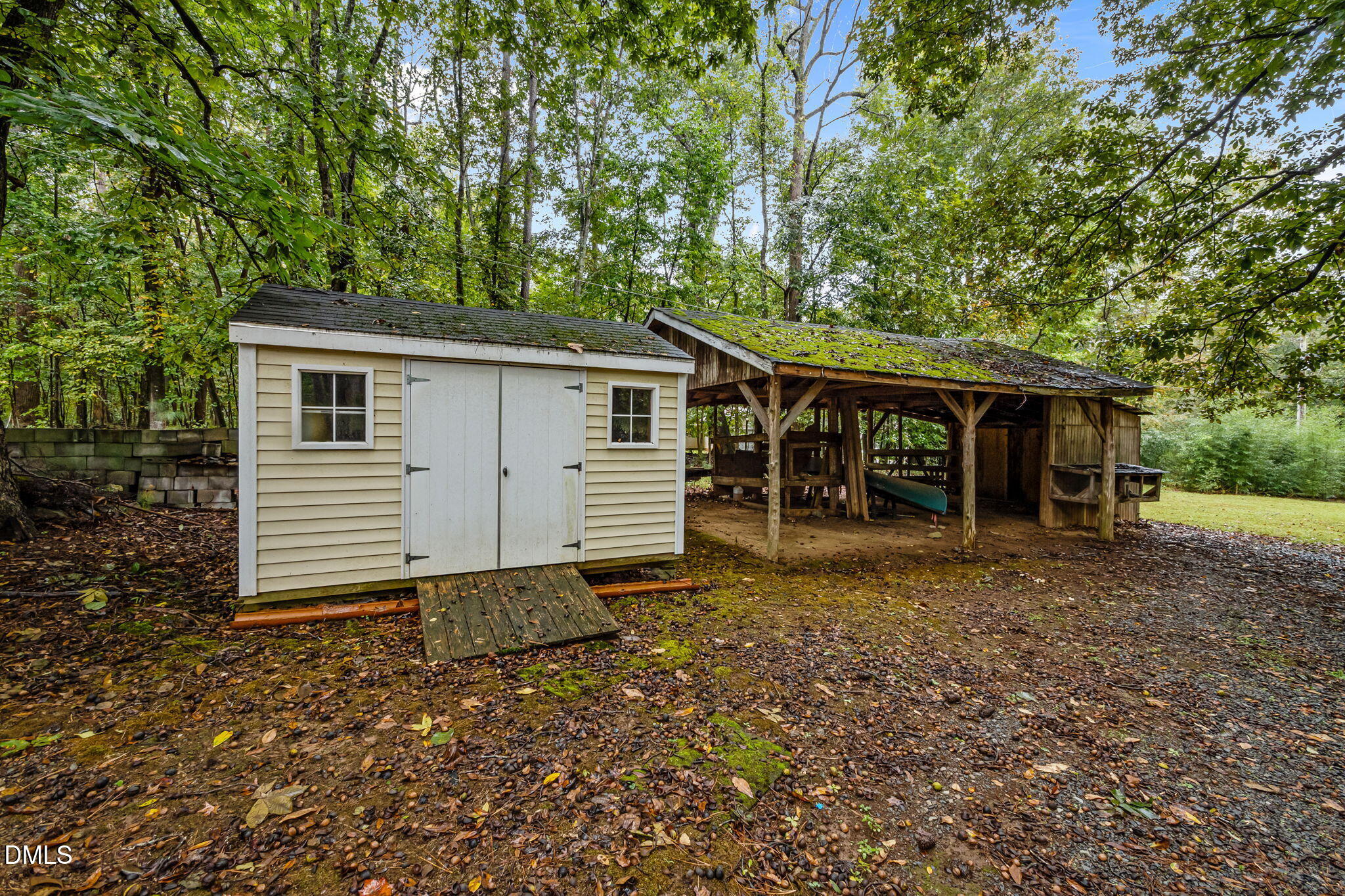 7105 Guess Road Hillsborough, NC 27278 - Photo 36 of 47 a view of a house with a yard and deck