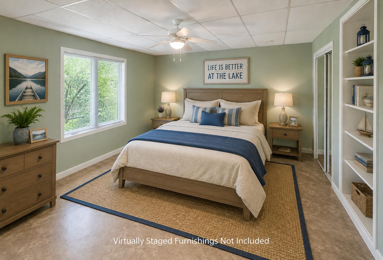 2016 Timberlake Road Branson, MO 65616 - Photo 57 of 75 Lower Level Bedroom 4 Virtually Staged