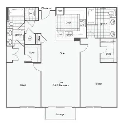 $1,895 | 171 Auburn Avenue Northeast, Unit 530, Atlanta, GA 30303