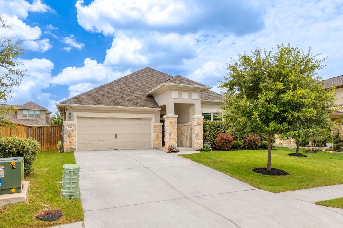 232 Silver Pass Kyle, TX 78640 - Photo 11 of 39 Grand entry, upscale stone facade.