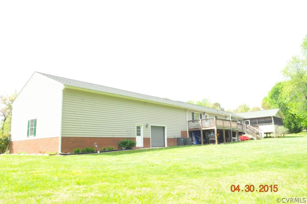 18500 Woodsons Mill Road Beaverdam, VA 23015 - Photo 19 of 24 Rear view of property. Additional utility room sto