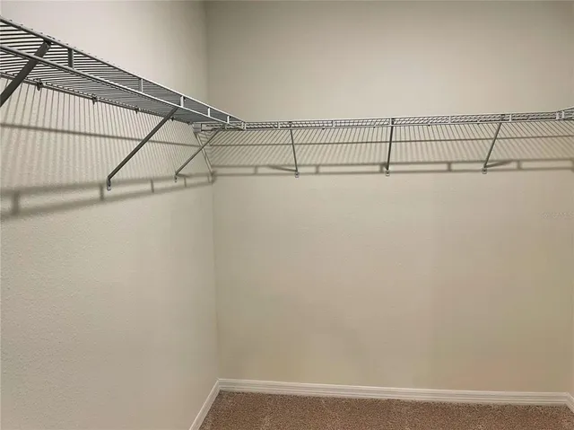 a view of a walk in closet