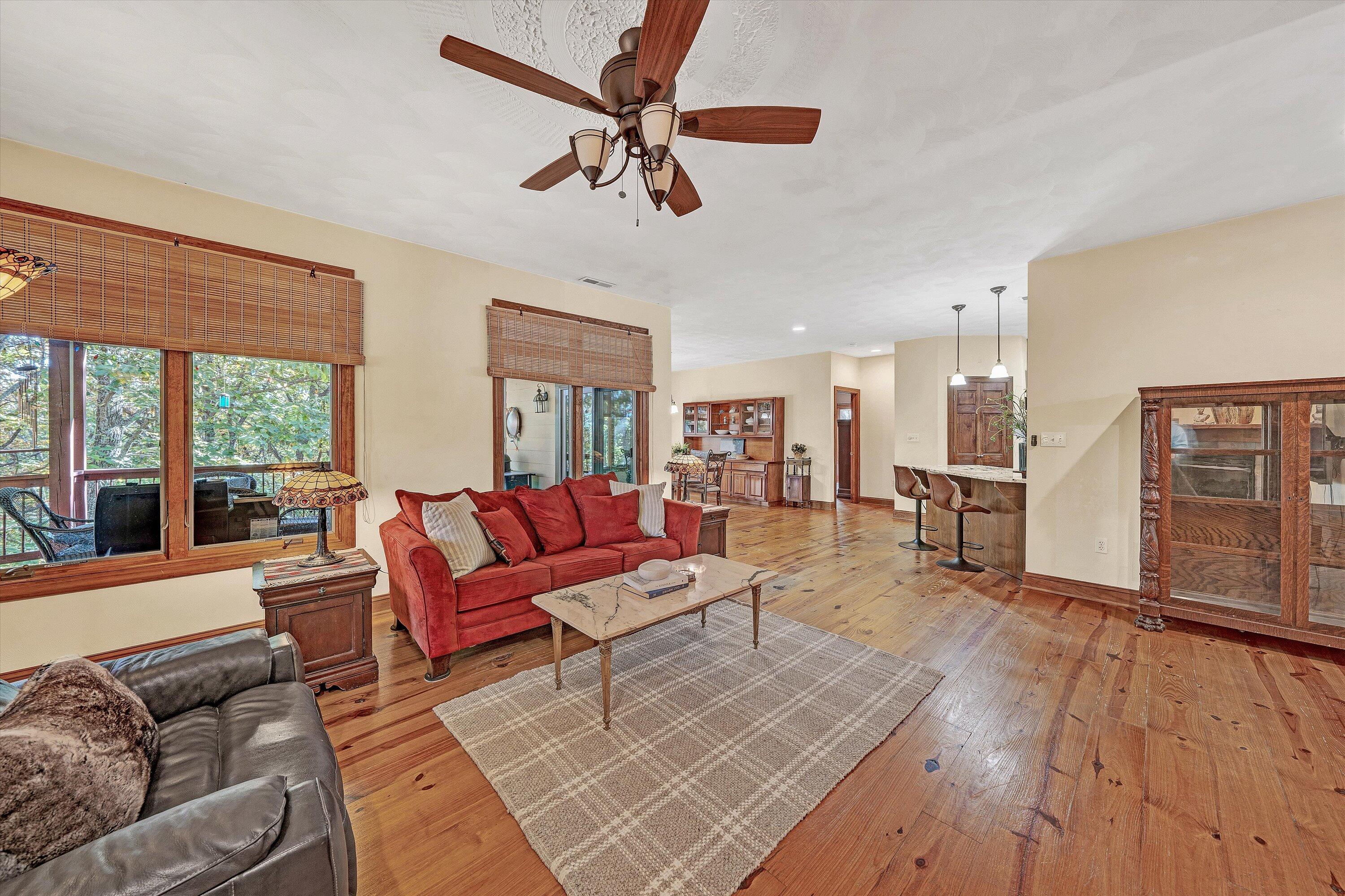 30 Boulder Point Drive Hardy, VA 24101 - Photo 14 of 68 a living room with furniture and a wooden floor