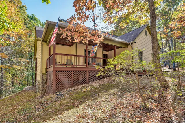 a view of outdoor seating area with wooden floor
