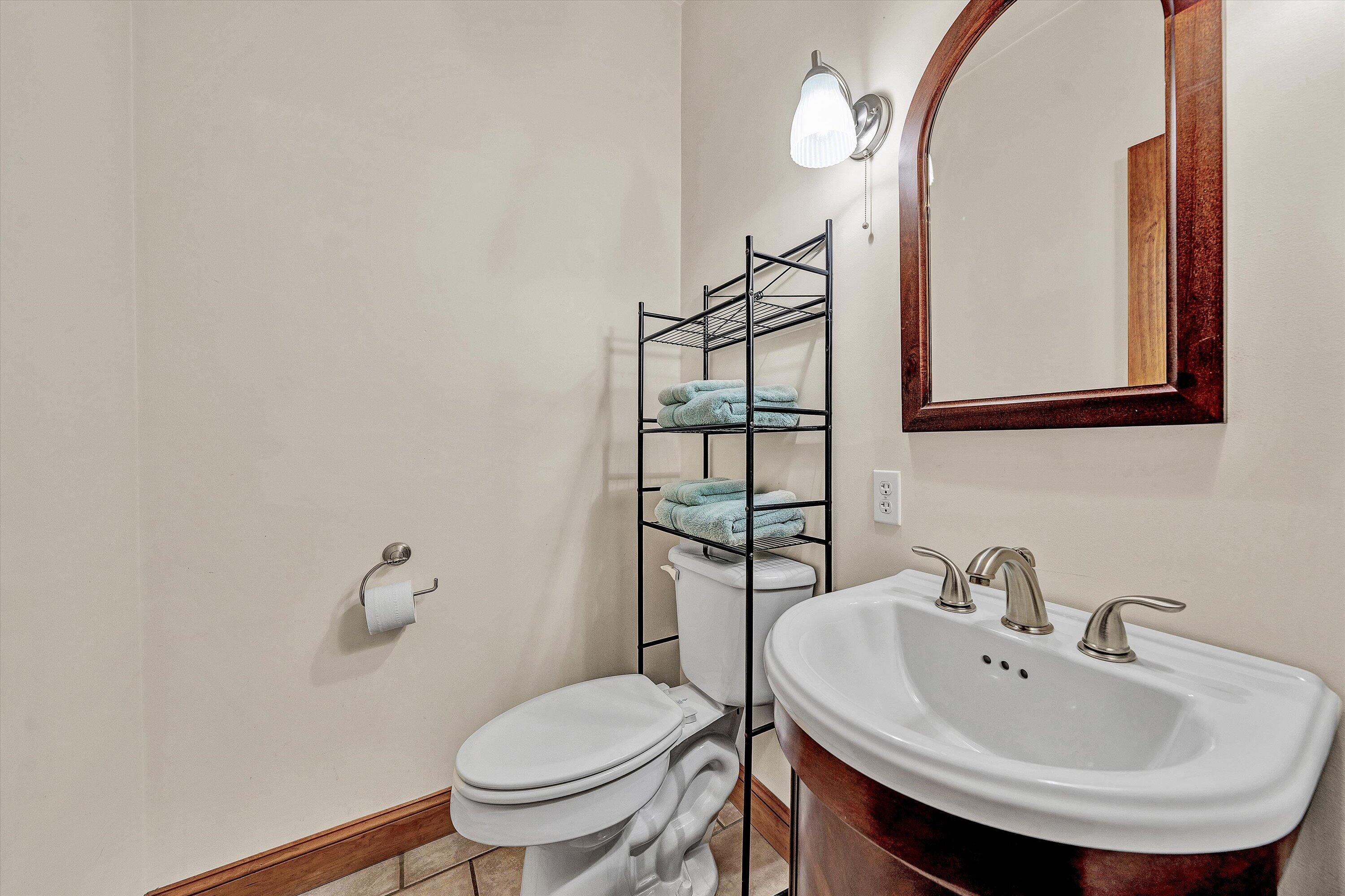 30 Boulder Point Drive Hardy, VA 24101 - Photo 33 of 68 a bathroom with a sink a toilet and mirror