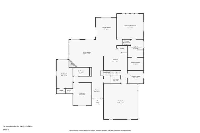$599,950 | 30 Boulder Point Drive, Hardy, VA 24101