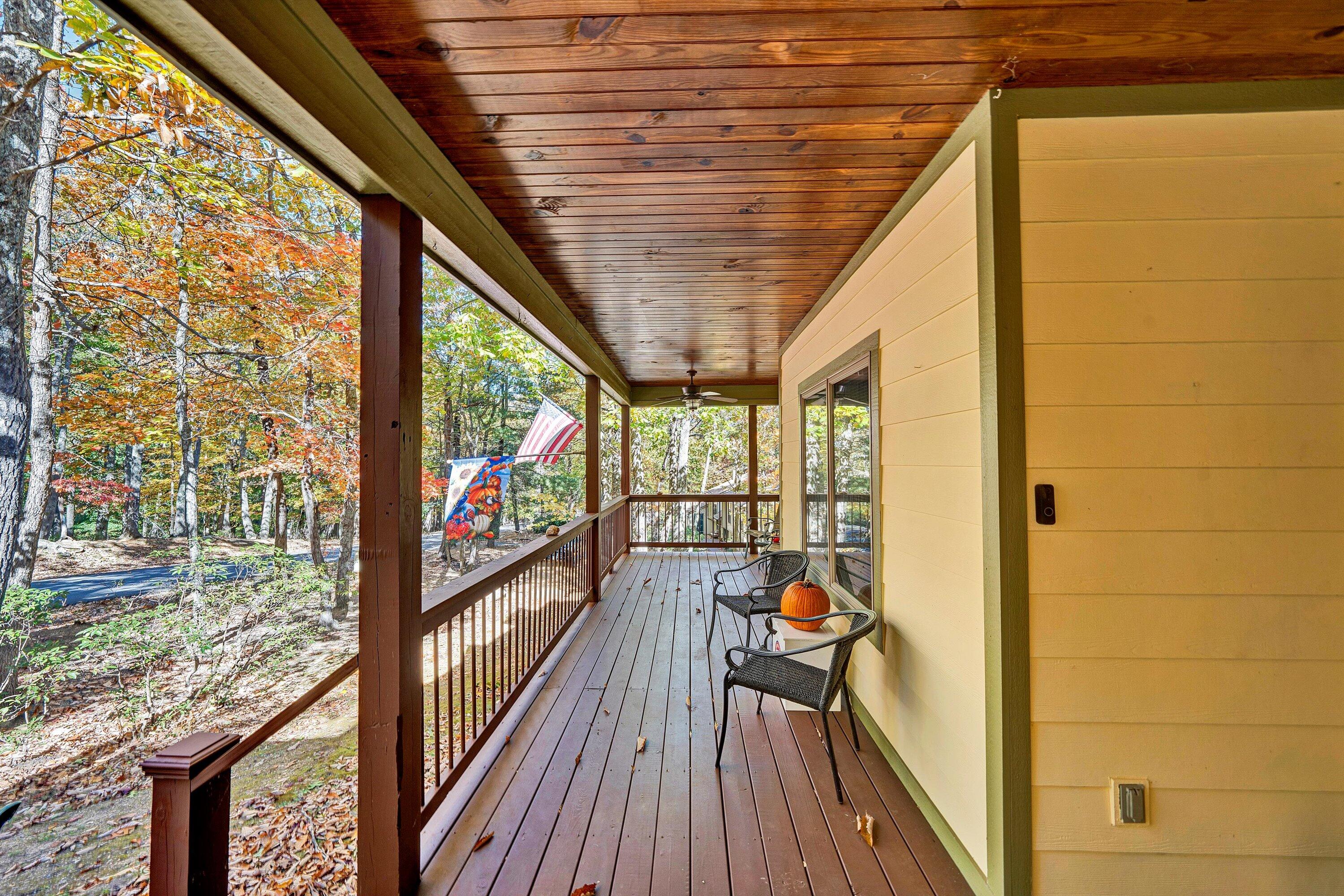 30 Boulder Point Drive Hardy, VA 24101 - Photo 8 of 68 a view of a balcony with wooden floor
