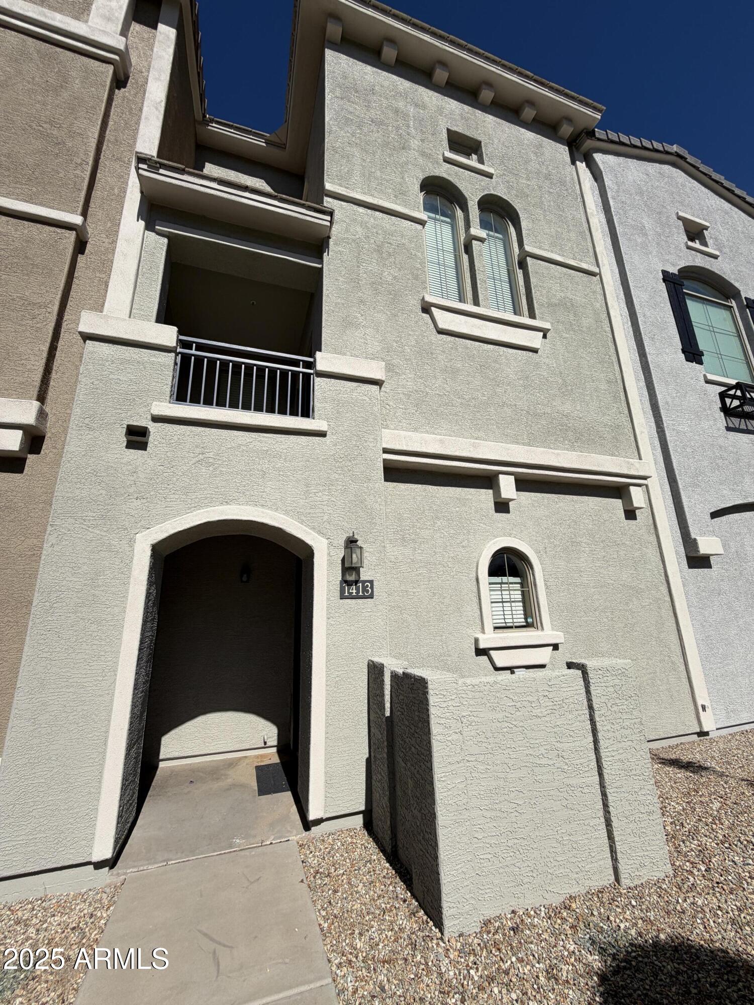 a view of a front door of the house