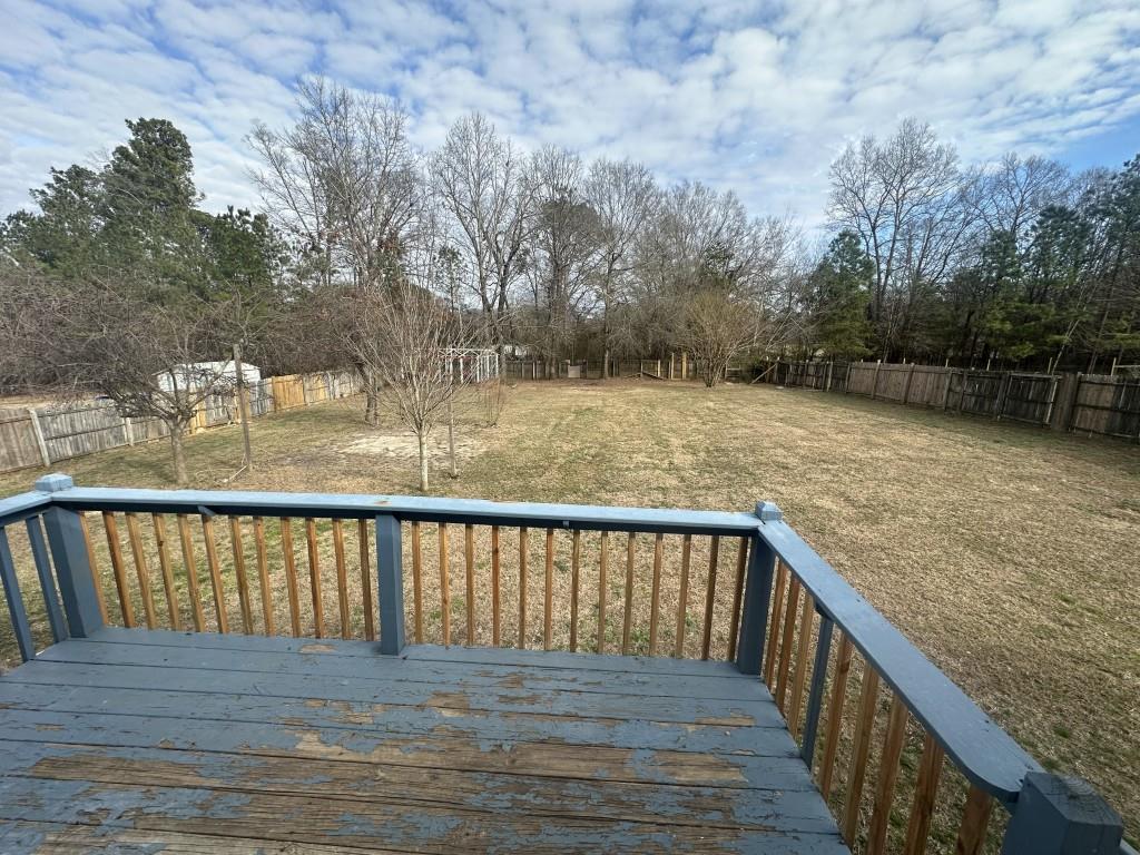 205 Daisy Lane Chatsworth, GA 30705 - Photo 29 of 34 a view of deck with wooden floor and fence