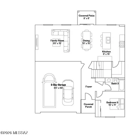 $433,990 | 17498 South Hayward Place, Vail, AZ 85641