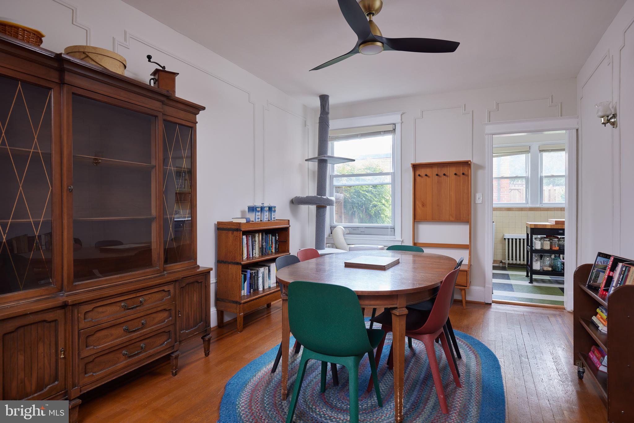 5417 4th Street Northwest Washington, DC 20011 - Photo 9 of 29 a view of a dining room with furniture and wooden floor