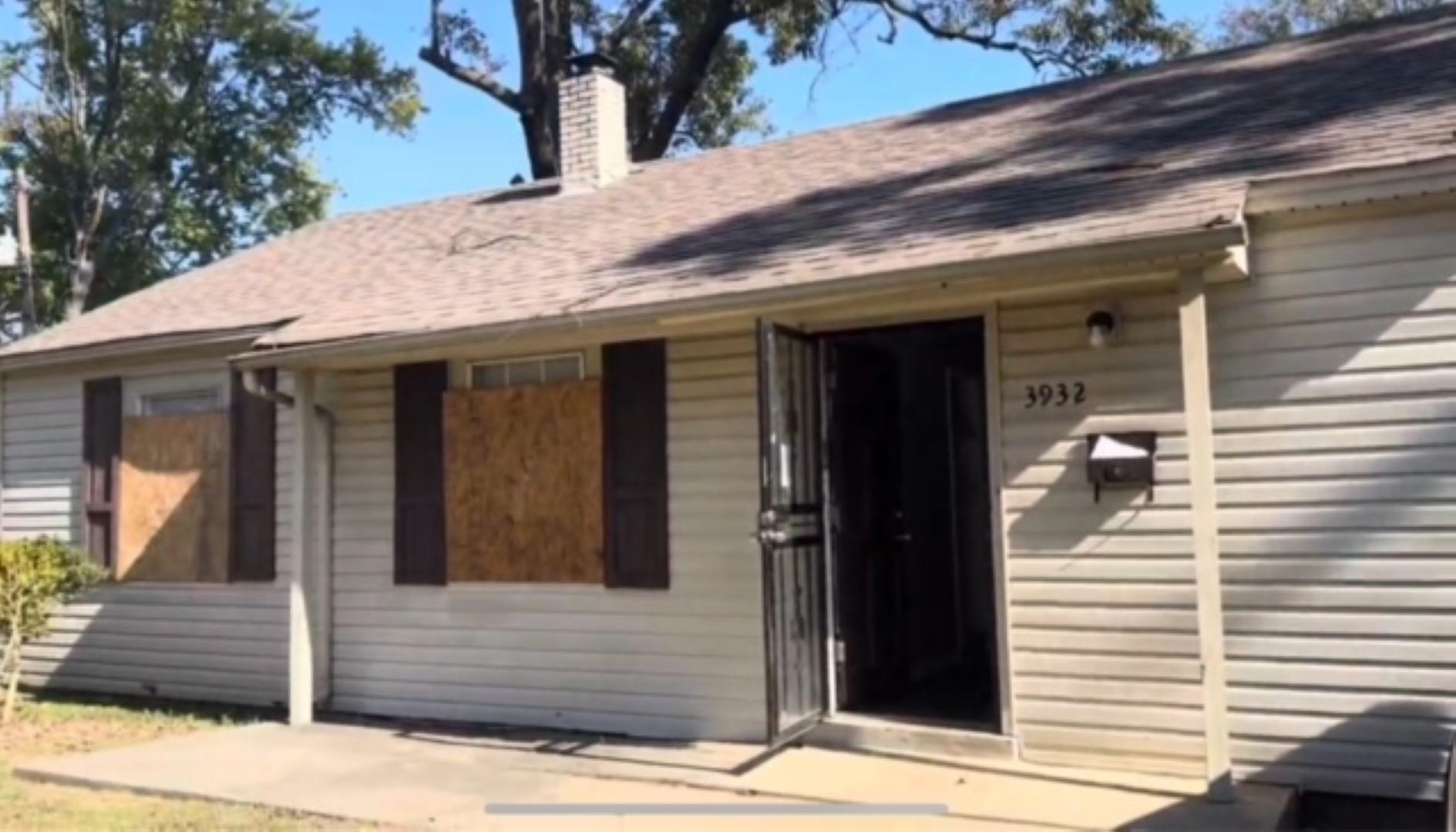 a view of a entryway door front of house