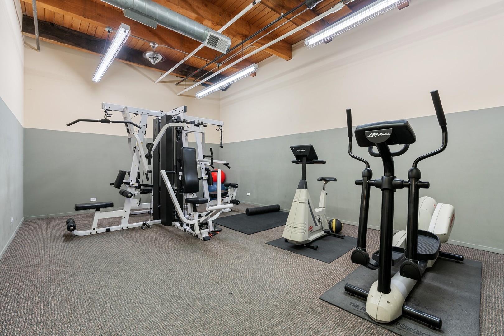 625 West Jackson Boulevard, Unit 313 Chicago, IL 60661 - Photo 32 of 33 a view of a room with gym equipment