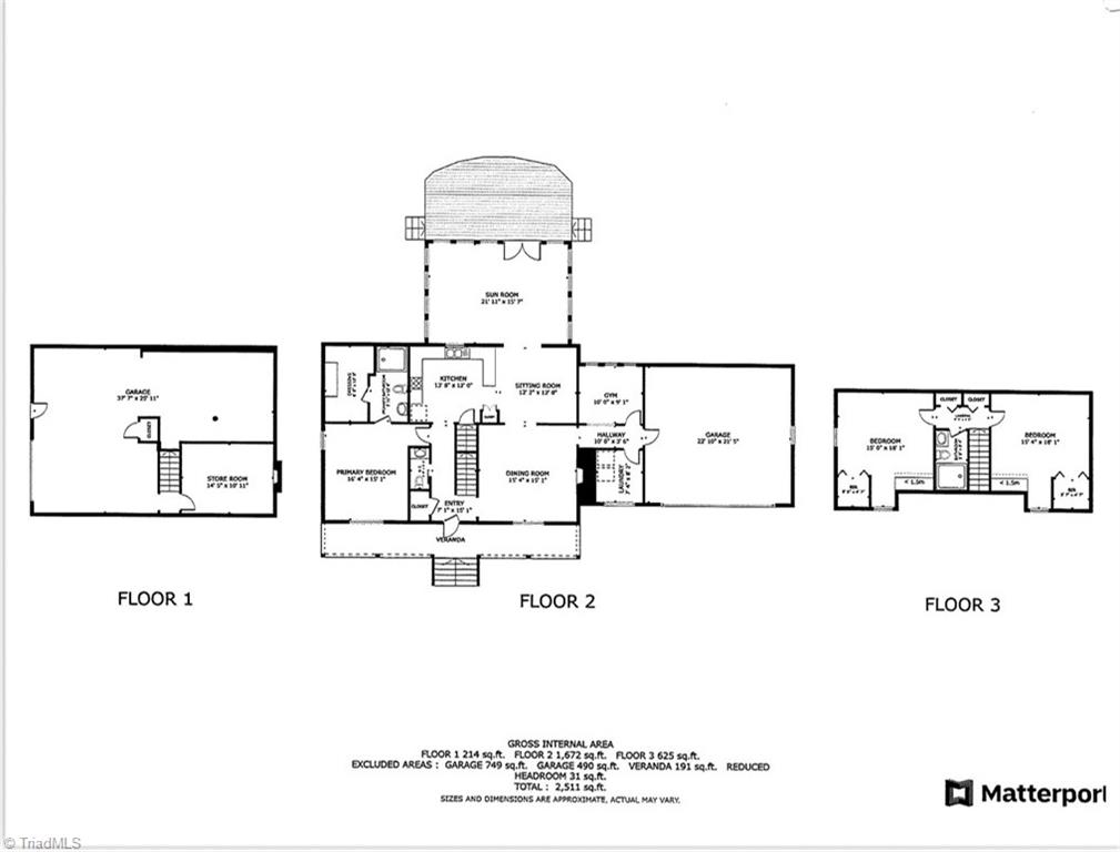 470 Farmbrook Road Mount Airy, NC 27030 - Photo 49 of 49 Floor Plan