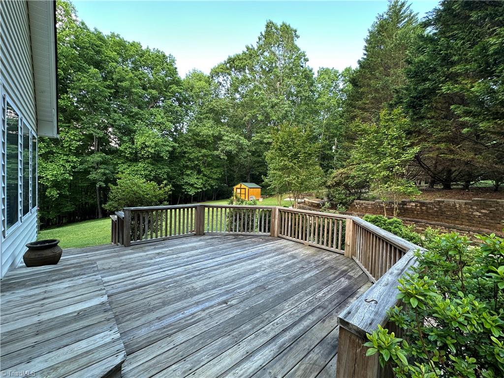 470 Farmbrook Road Mount Airy, NC 27030 - Photo 5 of 49 Back Deck with Views of Backyard