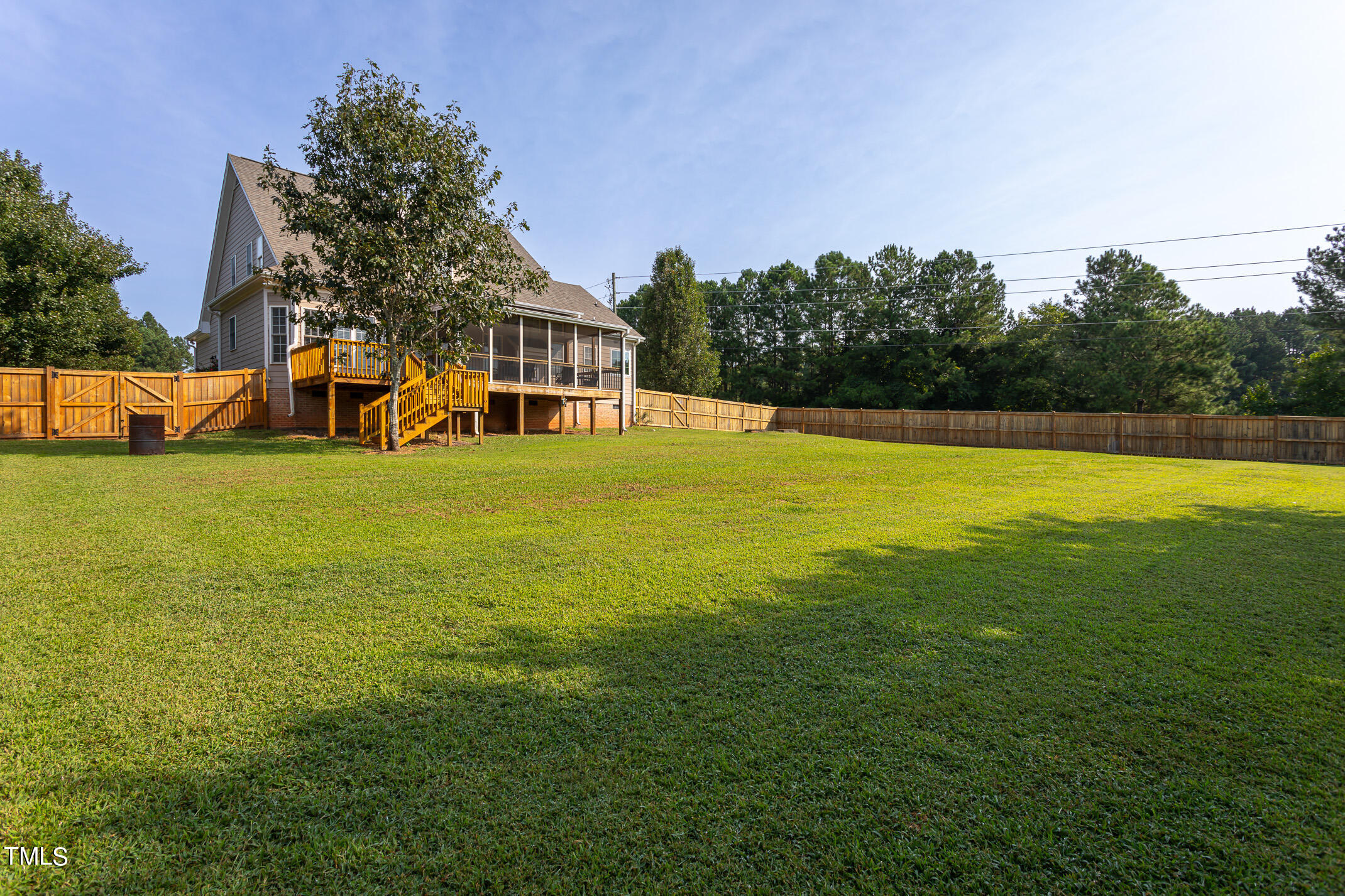 9040 New Century Road Wake Forest, NC 27587 - Photo 19 of 20 Large Fenced in Backyard