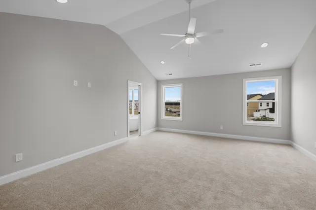 a view of an empty room