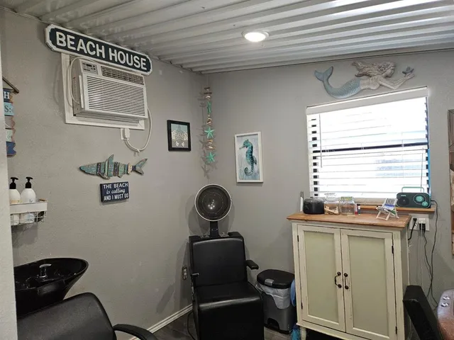 a room with furniture and windows